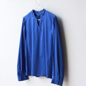 C. Luce blouse in royal blue